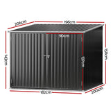 Giantz Garden Shed Sheds Outdoor Storage 2.06x1.96M Tool Workshop House Shelter