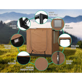 Camping Tent - SUV, Car Side Awning - 2x2m - Outdoor, Canopy, Portable 4WD
