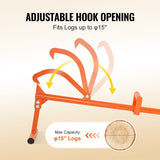 Timberjack with adjustable hook opening feature