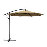 Outdoor Cantilever Umbrella | 3m | Instahut | Beige