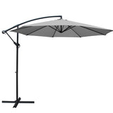 Outdoor Cantilever Umbrella | 3m | Instahut | Grey