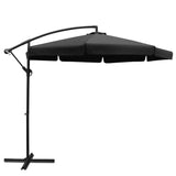 Outdoor Cantilever Umbrella | 3m | Instahut | Black