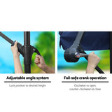 Outdoor Cantilever Umbrella | 3m | Instahut | Navy