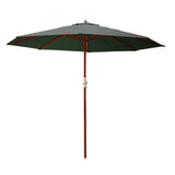 Outdoor Pole Umbrella | 3m | Instahut | Charcoal