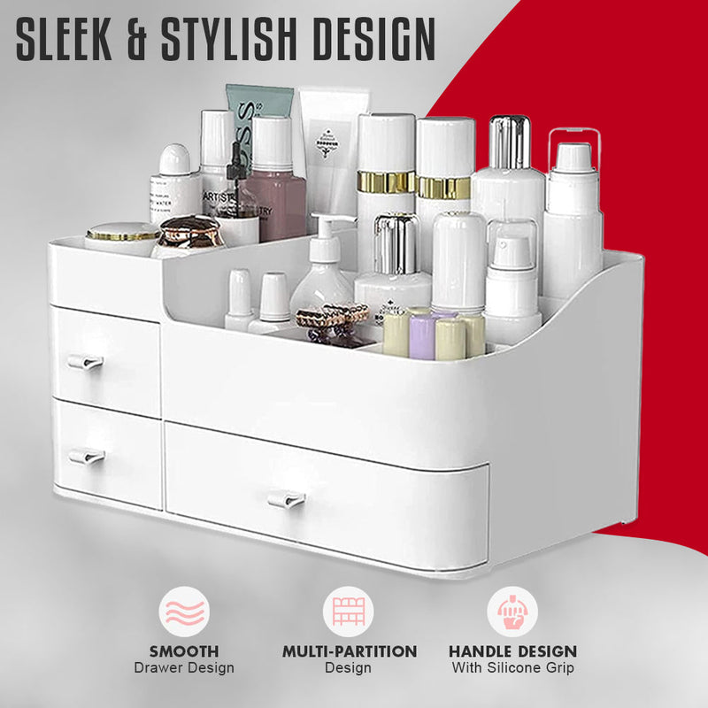 Fashyni Cosmetic Skincare Storage Box with Drawers