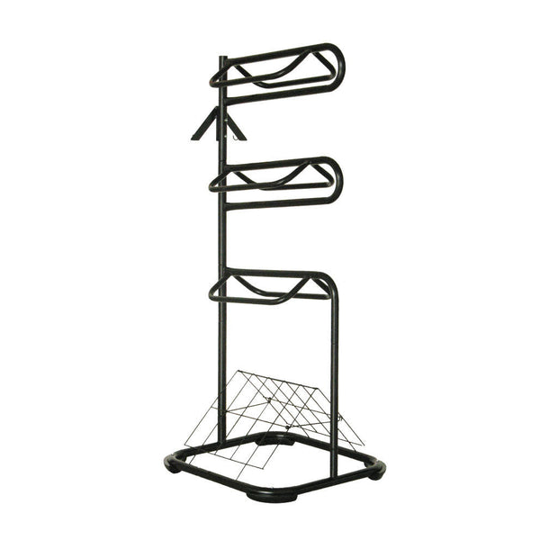 Samland Heavy Duty Three Tier Rotable Saddle Stand Saddle Rack