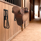 Samland Foldable Saddle Rack Wall Mounted Saddle Stand Space-Saving Steel Holder for Horse Tack