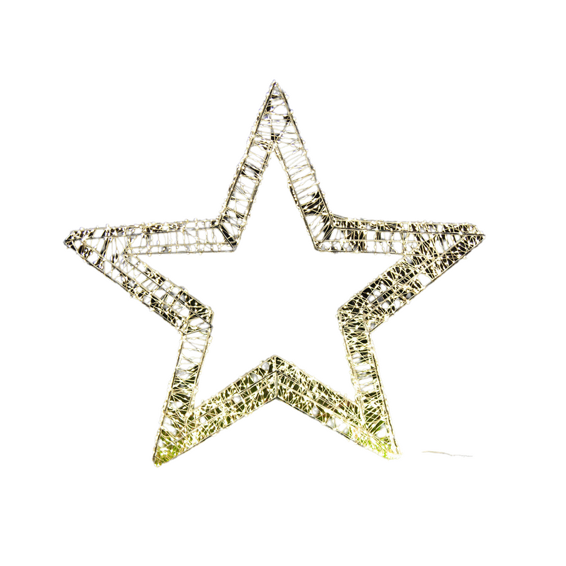 Samland 3D Frame Led Star Warm White for Christmas Decoration - 3DStar_L