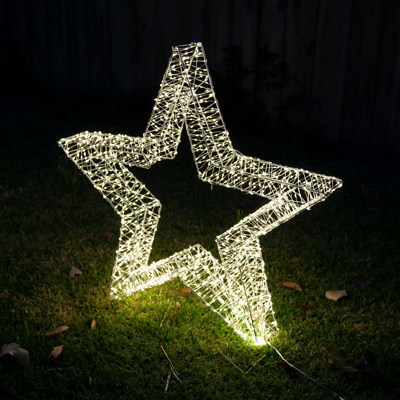 Samland 3D Frame Led Star Warm White for Christmas Decoration - 3Dstar_S