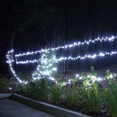 Samland 24m 200 LED Christmas Fairy Light Clear String in White