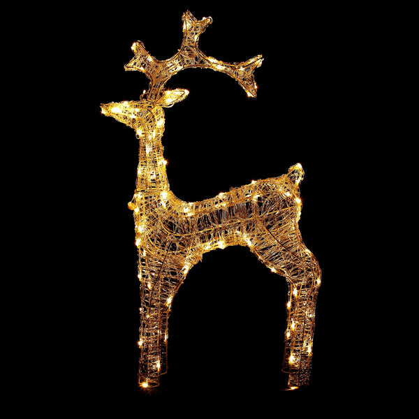 Samland Large Led Stag Reindeer for Christmas Decoration 110cm Height