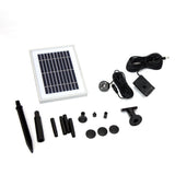 Samland 6V 200LPH Solar Pump with Battery Backup Panel for Small Pond Fountain Feature
