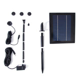 Samland 9V 250LPH Solar Pump with Battery Backup Panel for Small Pond Fountain Feature