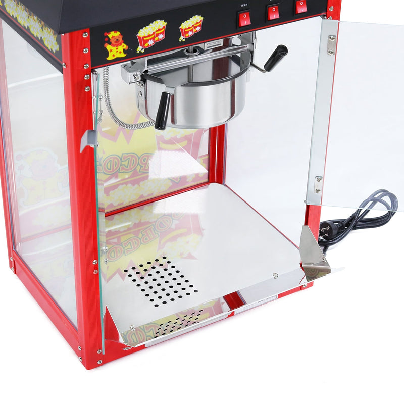 Samland 8OZ Popcorn Machine Maker with Warmer Deck 1350W