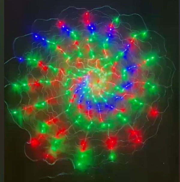 Samland Led Spiral Circle Light for Christmas Decoration Fairy Light Multi Color-256AG
