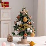 mini desktop Christmas tree, flocked pink Christmas tree, Christmas tree set, Christmas decorations, DIY Christmas tree, Christmas gift, office Christmas decor, festive tabletop tree - Christmas - Size 4