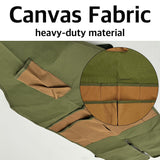 Heavy-Duty Canvas Garden Apron with Pockets & Adjustable Straps – Waterproof Long Apron for Outdoor Work, Farming, BBQ, and Gardening (Green)