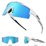 OutdoorMaster Hawk II Polarized Sports Sunglasses for Men Women, TAC 100% UV400 Protection TR90 Frame Cycling Sunglasses, Baseball Running Fishing Golf Glasses