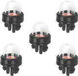 5 Pack 503936601 530047721 Snap in Primer Bulb for McCulloch 3210 3214 3216 3200 3205 Husqvarna Chainsaw 235 236 240 340 345 350 353 440 Poulan Echo R-yobi Homelite Chain Saw Purge Bulb