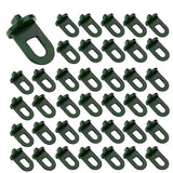 Greenhouse Clamps Set of 50 Max Grey XXL with Extra Strong Grip Eyelets Trellis Plant Holder Compatible with Garden Accessories