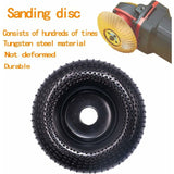 Wood Grinder Disc 115Mm, Wood Grinder Disc For ROugh Grinding Of Materials, Wood Carving Disc Suitable For 115Mm-125Mm