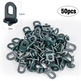 50 pcs Greenhouse Clips,Greenhouse Accessory,Climbing Plant Support Hanging Kit Clips For Greenhouse(Green)