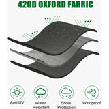 1000L Ibc Tank Cover, 420D Water Tank Cover, Anti-Uv Tank Protection Cover, Ibc Tank Protective Cover With Zipper, 120