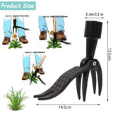 Tools Garden Manual Weeder Knife, Gardening Weed Puller Claw Tool, Hand Weeder Tool With 4 Claws, DAndelion Weed Puller