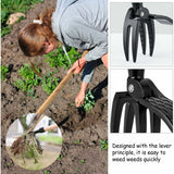 Tools Garden Manual Weeder Knife, Gardening Weed Puller Claw Tool, Hand Weeder Tool With 4 Claws, DAndelion Weed Puller
