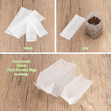 200 pcs Biodegradable Non-Woven Fabric Plant Grow Bags Seedling Grow Bags (14 X 16Cm + 10 X 12Cm)