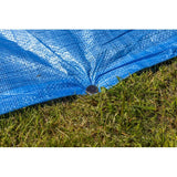 Pack Of 100 Ground Stakes For Fixing Weed Control Fabric Or Mole Control Netting Black