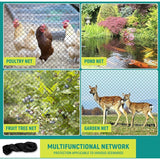 Anti Bird Netting For Aviary - Protective Chicken Netting 25Mm X 25Mm Mesh - Multipurpose Anti Pigeon Netting For