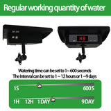 15m Solar Irrigation System with Timer, Automatic Drip Kit, Anti-Siphon, for Garden Greenhouse Vegetables