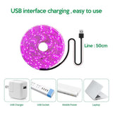 Full Spectrum USB LED Grow Light for Small Plants Greenhouse, 3M, Compatible with USB