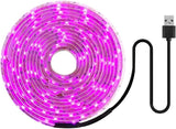 Full Spectrum USB LED Grow Light for Small Plants Greenhouse, 5M, Compatible with USB