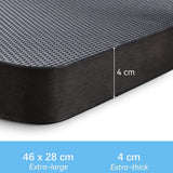 Garden Knee Pad - Extra Thick - Kneeling Mat - Knee Protector - Knee Cushion - Work Cushion - Knee Protection - Construction Protection - Garden Protection - Garden Aid - Garage - Yoga - 46x28x3.8 Cm - Black