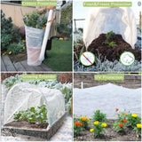 Frost Protection Plant Cover - Winter Cover Winter Protection - Plant Cover - Winter Cover - Durable - Frost Protection - Plant Cover - For the Garden, Raised Bed, Plants, Frost Blanket, Outdoor Flowers and Vegetables - 1.5 X 5 M - White - 1 Piece