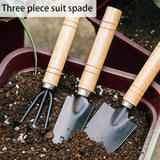 Garden Tool Set - Handy 3-piece set with small trowel for bonsai and plant maintenance