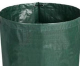 Heavy-duty garden waste bags - 300L - 67*67*84cm - 2 pieces - Reusable garden waste bags with handles - Industrial fabric - For leaf waste - Waterproof garden waste bags - Waterproof PP woven bags - Garden leaf bags - L