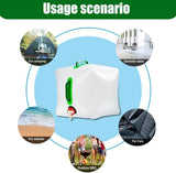 20L - Water tank - Foldable water tank - Foldable water bag - Foldable water container with tap - Portable foldable water bottle - Hydration bag - Camping hydration bag - Easy to store - Travel-friendly - With 2 handles - 28*28*26 cm