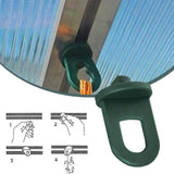 Greenhouse Hanging Clamps | 50pcs | Plant Crop Clips Hooks for Greenhouses