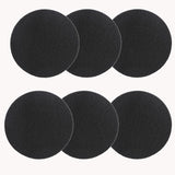 Charcoal Filters for Kitchen Compost Bin, 6 Pack Filters for Compost Pails Countertop Bin Replacement, Activated Charcoal Home Bucket Refill Sets, Round 6.7 Inch
