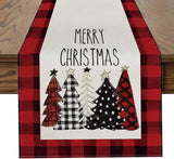 Table Runner - Christmas Table Runner - Christmas Decorations - Christmas Table Runner 33x183 cm - Christmas Table Decorations - Christmas Decorations 2024 - Christmas Decorations (Christmas Red)