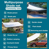 Garden Shade Cloth 90% Sunblock Breathable Mesh Tarp with Grommets for Greenhouse Patio Plants, White, 10 x 20 Ft