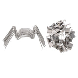Ortofally 100pcs Greenhouse Glazing Z Overlap Clip Glazing Z Overlap Clip Glass Pane Clip 7.50X3.50X0.20CM Silver