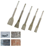 Curved Chisel Chisel Bit Drill Bit Round Shank Sds-Plus Square Handle 1Pc Carbon Steel Elbow Electric Pick Head 14×180×20Mm Smile Home 14×180×25Mm