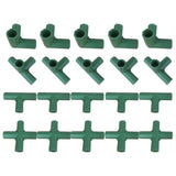 11mm Gardening Frame Connectors - Heavy Duty Greenhouse Support & Frame! Mix Smile Home A