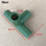 11mm Gardening Frame Connectors - Heavy Duty Greenhouse Support & Frame! Mix Smile Home B