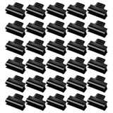 30pcs Greenhouse Pipe Clamps Garden Hoop Raised Bed Plant Clip Row Cover Support Smile Home