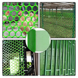 Mesh Tree Trunk Protectors Black 15.7X118 Inch Plastic Garden Netting For Deer Protection Plant Guard Barrier Fence Wrap Green